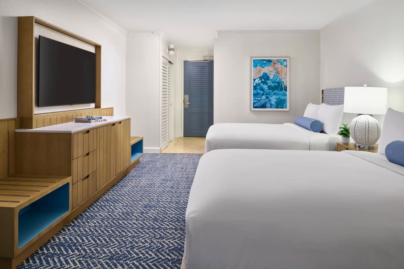 Golden Stonebreaker cyanotype artwork hospitality installation 