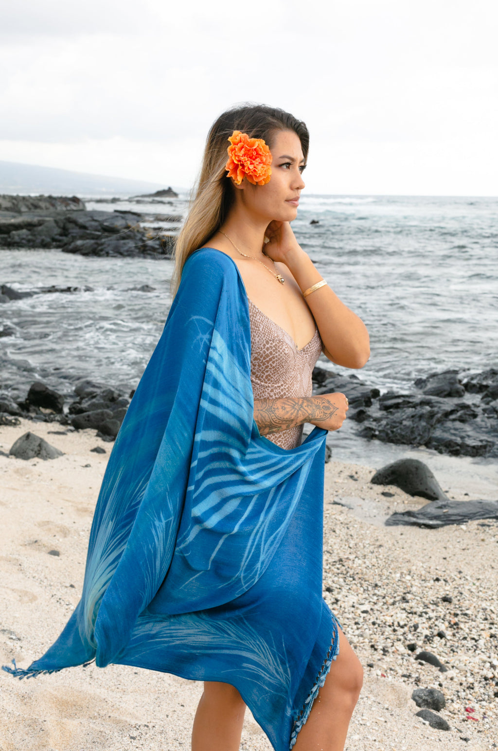 Tropical Palms - Bamboo Pareo