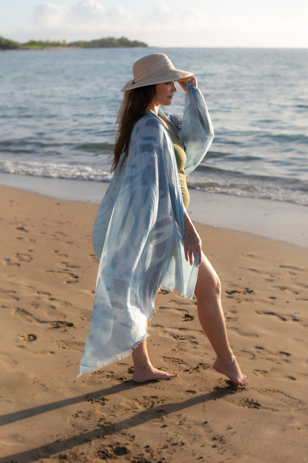 Wild Monstera - Linen Pareo